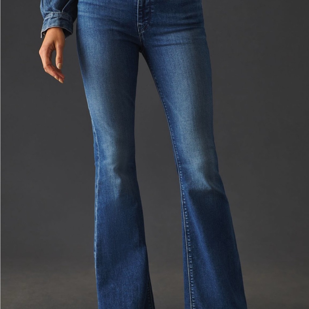 Hudson Jeans Dark Blue Flare Leg Denim